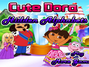 Cute Dora Hidden Alphabets
