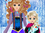 Elsa & Her Mom Hairstyle