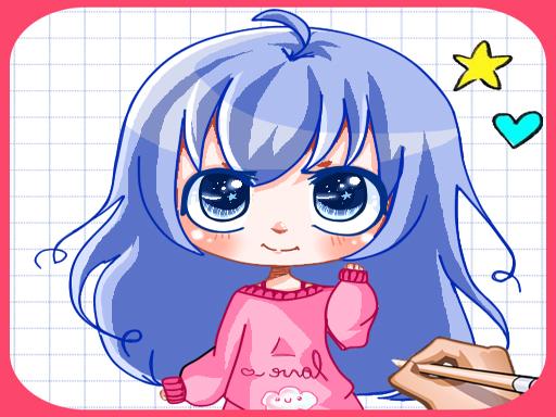 coloring book anime girls and boys – Play Game