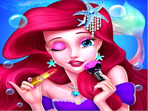 Mermaid Princess Makeup – Girl Fashion Salon game