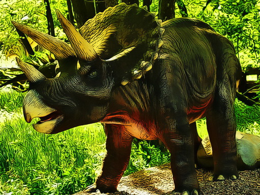 Triceratops Dinosaur Puzzle