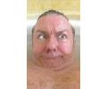 RICKY GERVAIS IN HIS BATH. Bubble Challenge