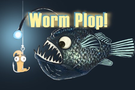 Worm Plop! catches fishes
